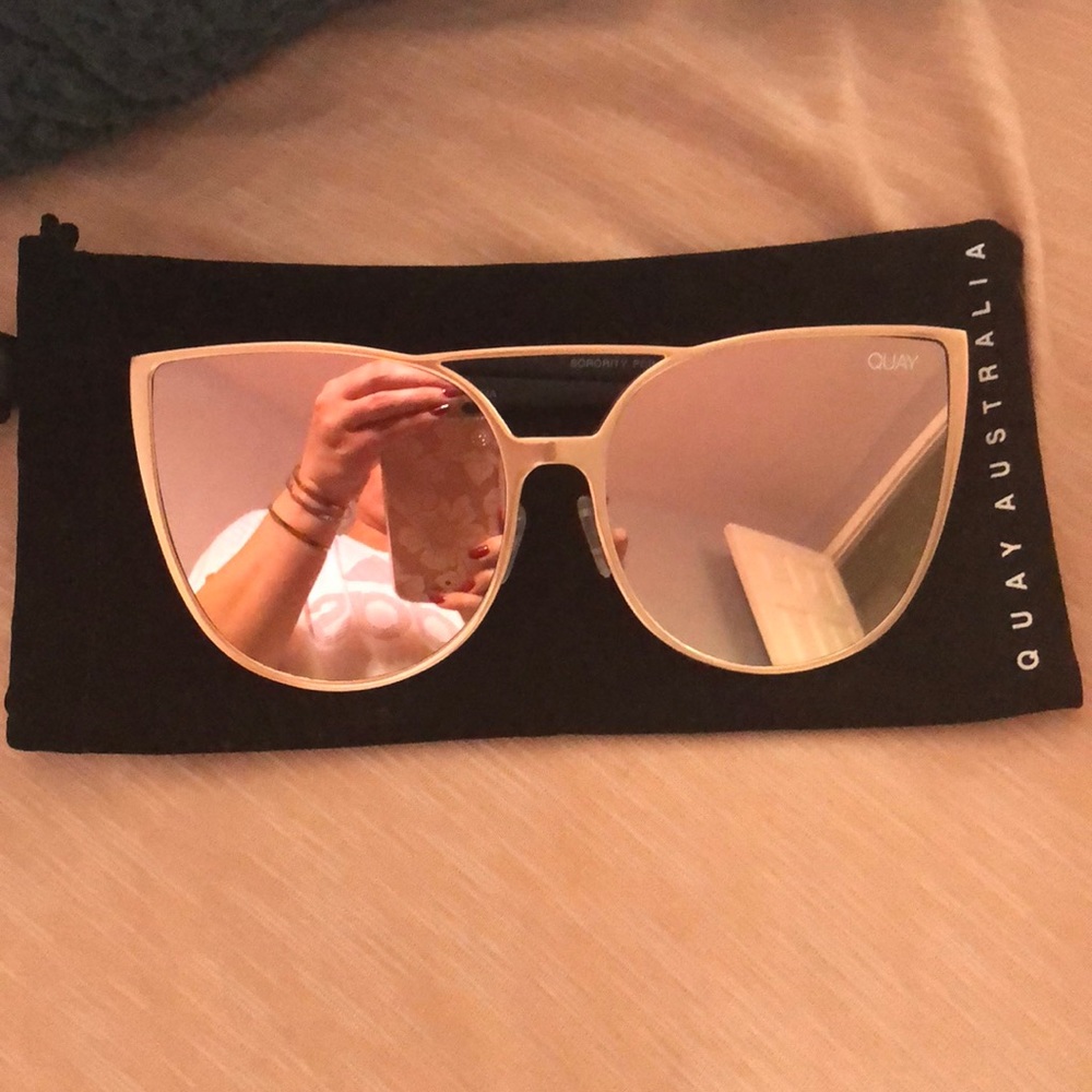 Quay large cat eye sunglasses